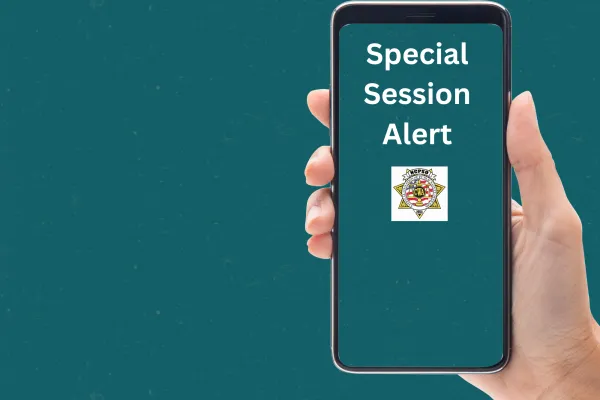Special Session Alert